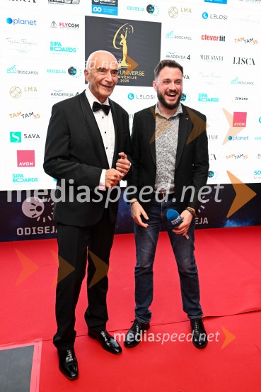  Ivo Boscarol, podjetnik, generalni direktor Pipistrel d.o.o.;  Sandi Morel, voditeljMiss Universe Slovenije 2025 je Hana Klaut