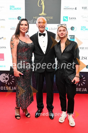  Christa Žentiily - Salomé;  Ivo Boscarol, podjetnik, generalni direktor Pipistrel d.o.o.;  ... Miss Universe Slovenije 2025 je Hana Klaut