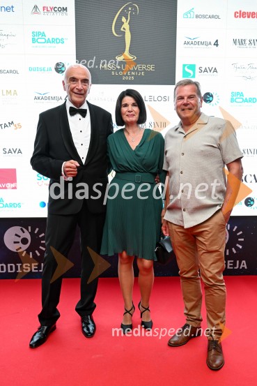  Ivo Boscarol, podjetnik, generalni direktor Pipistrel d.o.o.;  ... ;  ... Miss Universe Slovenije 2025 je Hana Klaut