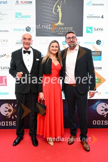 Ivo Boscarol, podjetnik, generalni direktor Pipistrel d.o.o.;  ... ;  ... Miss Universe Slovenije 2025 je Hana Klaut