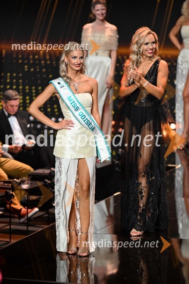  Inti Kovačić, miss Odiseje 2025;  Hana Klaut, Miss Universe Slovenije 2025Miss Universe Slovenije 2025 je Hana Klaut