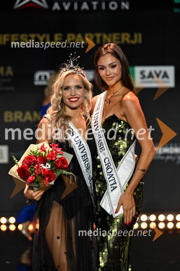  Hana Klaut, Miss Universe Slovenije 2025;  Laura Gnjatović, Miss Universe Hrvaške 2025Miss Universe Slovenije 2025 je Hana Klaut
