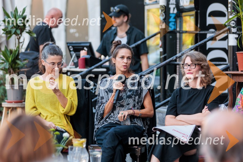  ... ;  Katarina Stegnar, igralka;  Urška Brodar, dramaturginja, Slovensko mladinsko gledališčeSlovensko mladinsko gledališče, predstavitev jubilejne 70. sezone