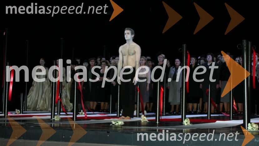 Nastopajoči na odruIz veka vekov, premiera opere SNG Maribor