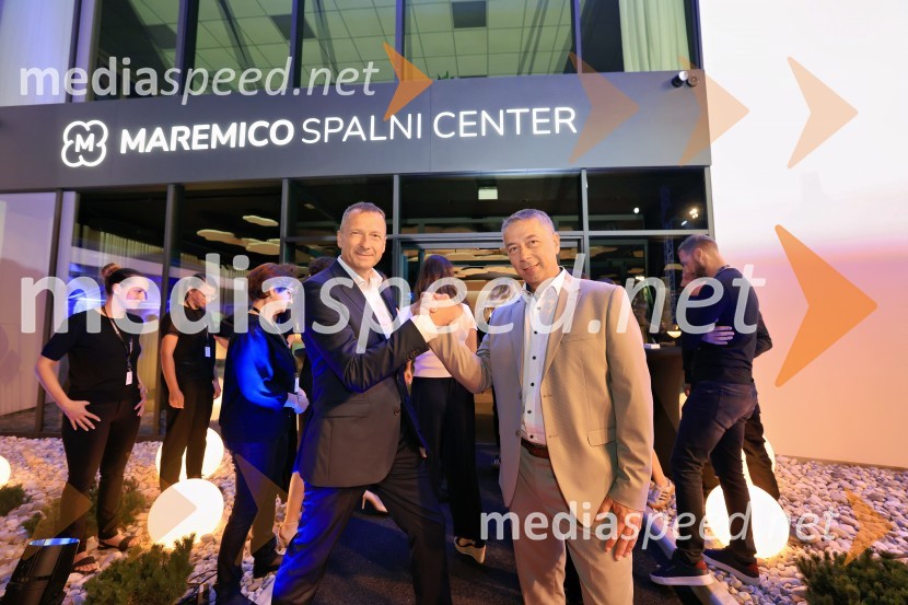  Emil Marinšek, direktor, podjetje Maremico;  Valentin Marinšek, Maremico d.o.o.Slavnostna otvoritev novega Spalnega centra Maremico v Ljubljani