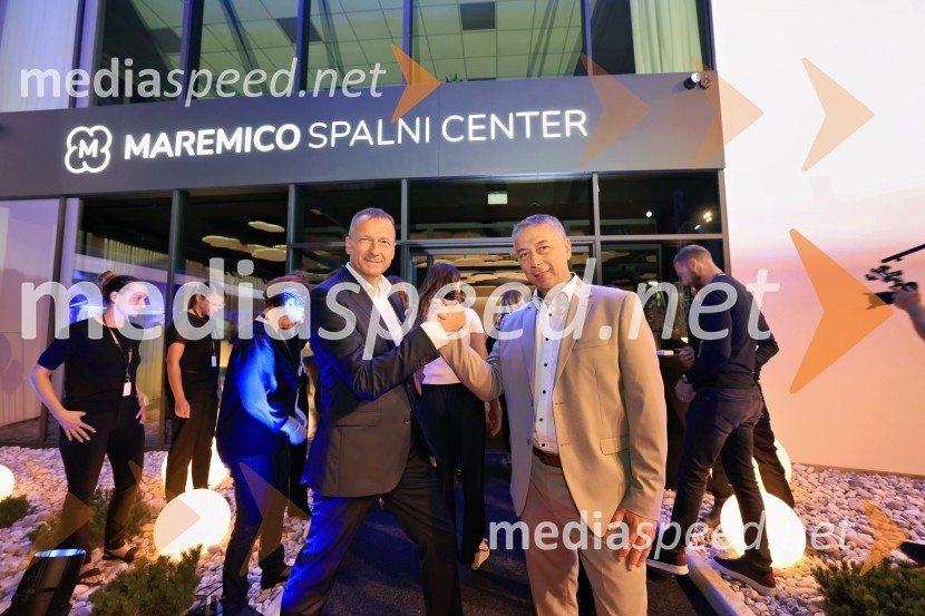  Emil Marinšek, direktor, podjetje Maremico;  Valentin Marinšek, Maremico d.o.o.Slavnostna otvoritev novega Spalnega centra Maremico v Ljubljani
