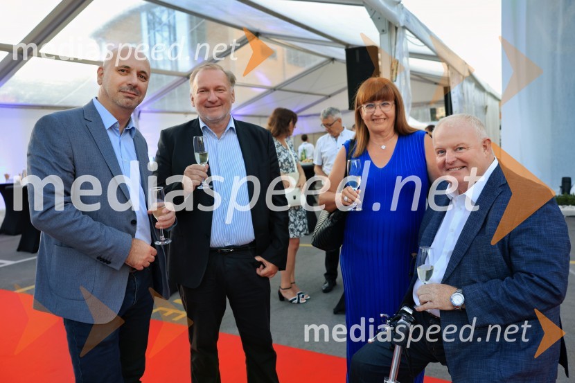 Roman Budna; prof. dr. Bojan Cestnik, predsednik Rotary Cluba Ljubljana Ilirija;  Tatjana Mahkovec;  Stane Mahkovec, Stentime d.o.o.Slavnostna otvoritev novega Spalnega centra Maremico v Ljubljani