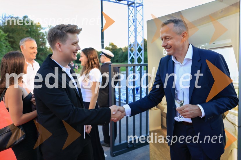  Tim Radelj;  Emil Marinšek, direktor, podjetje MaremicoSlavnostna otvoritev novega Spalnega centra Maremico v Ljubljani