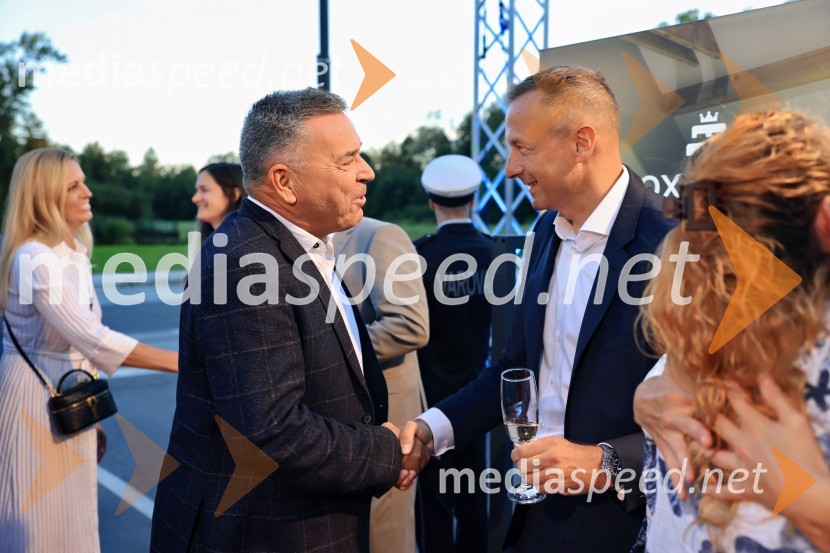  Peter Novak, Kolektor Etra d.o.o., direktor;  Emil Marinšek, direktor, podjetje MaremicoSlavnostna otvoritev novega Spalnega centra Maremico v Ljubljani