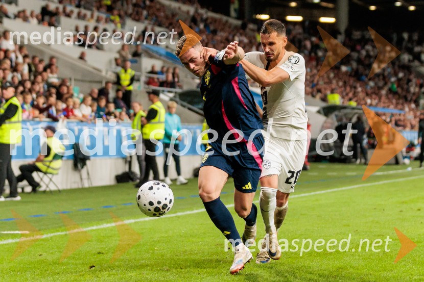 Kvalifikacije za SP 2026; Slovenija – Švedska, nogomet