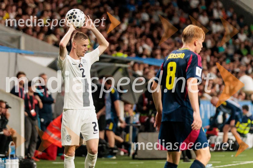 Kvalifikacije za SP 2026; Slovenija – Švedska, nogomet