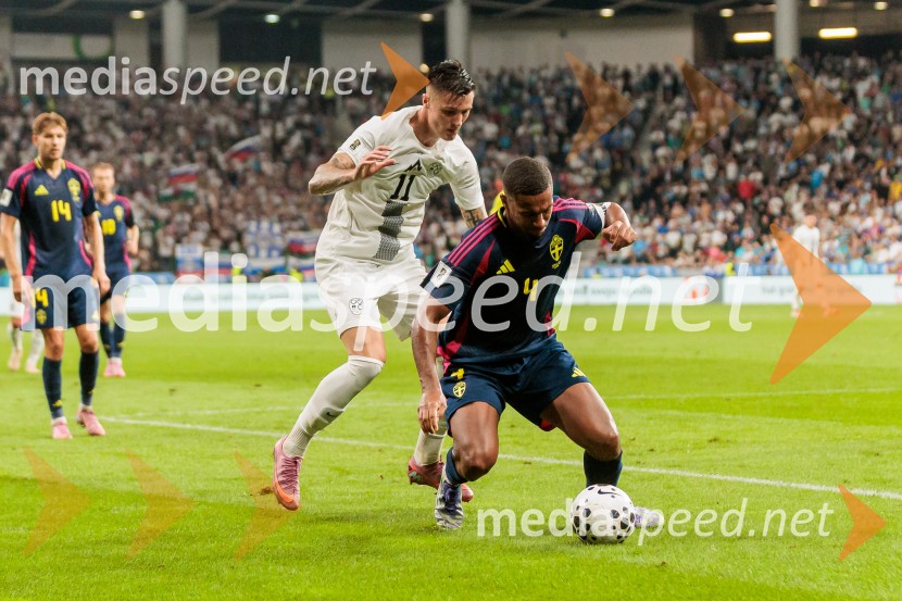 Kvalifikacije za SP 2026; Slovenija – Švedska, nogomet