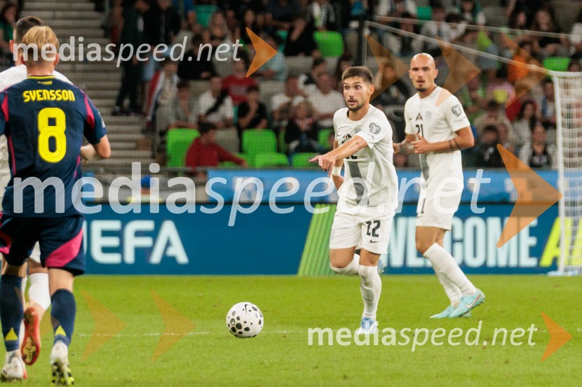 Kvalifikacije za SP 2026; Slovenija – Švedska, nogomet