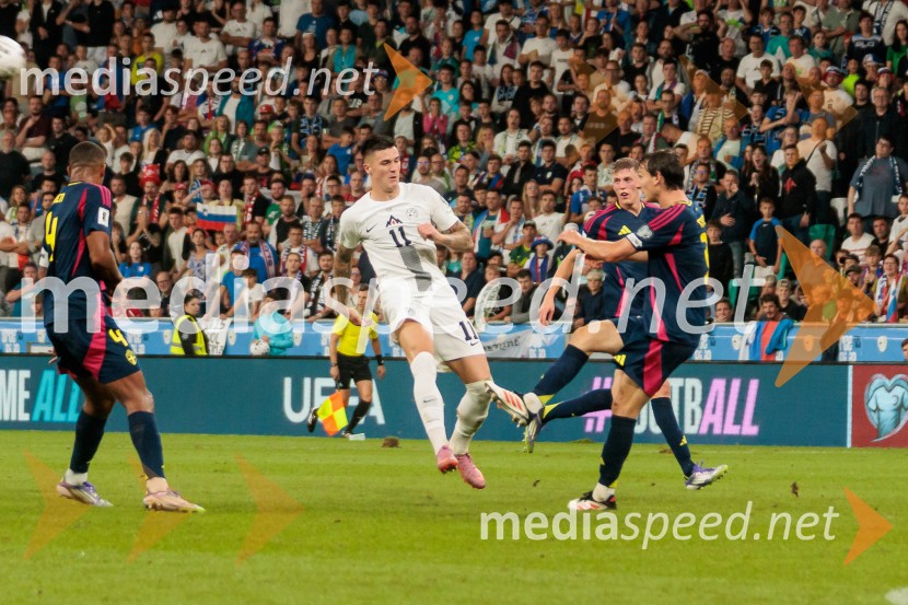 Kvalifikacije za SP 2026; Slovenija – Švedska, nogomet