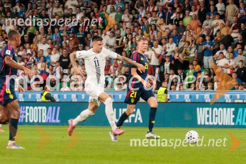 Kvalifikacije za SP 2026; Slovenija – Švedska, nogomet