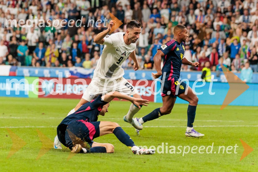 Kvalifikacije za SP 2026; Slovenija – Švedska, nogomet