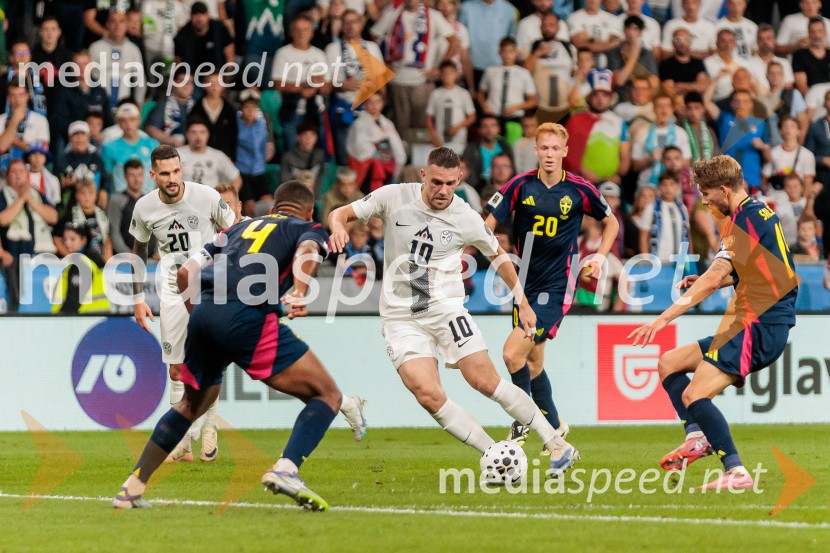 Kvalifikacije za SP 2026; Slovenija – Švedska, nogomet