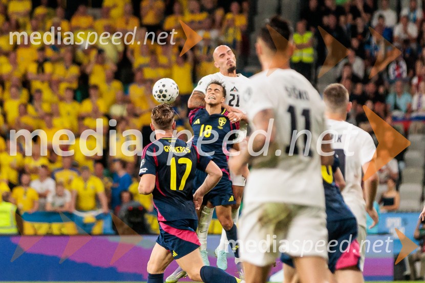 Kvalifikacije za SP 2026; Slovenija – Švedska, nogomet