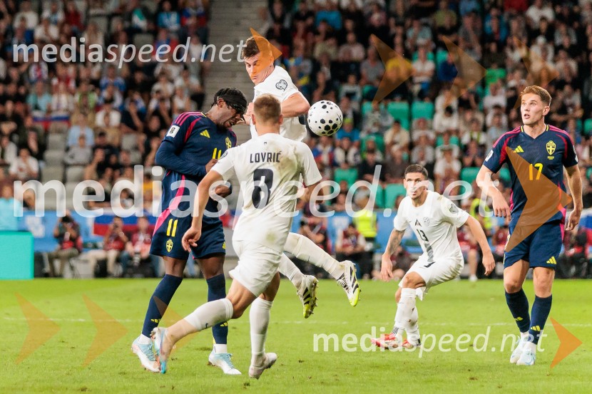 Kvalifikacije za SP 2026; Slovenija – Švedska, nogomet