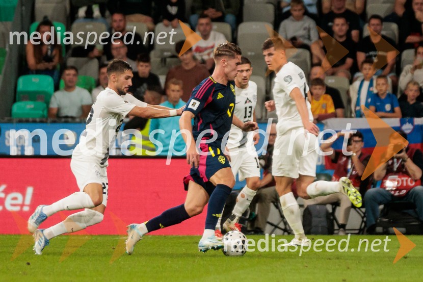 Kvalifikacije za SP 2026; Slovenija – Švedska, nogomet