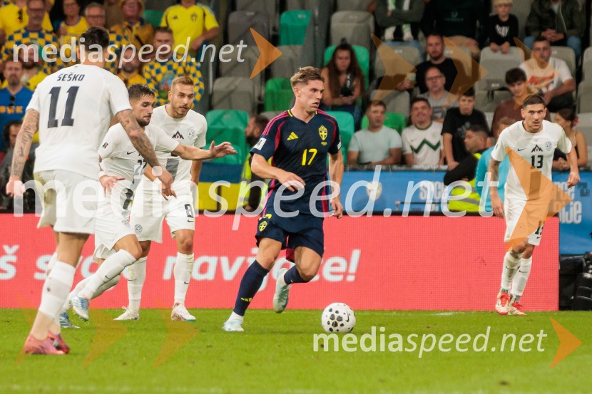 Kvalifikacije za SP 2026; Slovenija – Švedska, nogomet