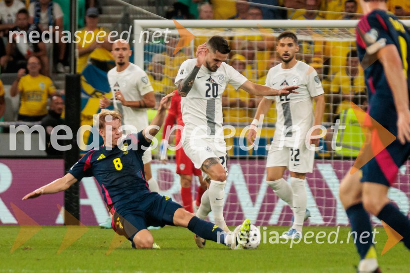 Kvalifikacije za SP 2026; Slovenija – Švedska, nogomet