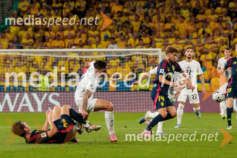 Kvalifikacije za SP 2026; Slovenija – Švedska, nogomet