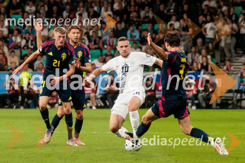 Kvalifikacije za SP 2026; Slovenija – Švedska, nogomet