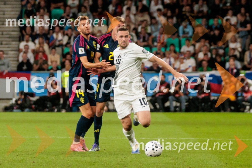 Kvalifikacije za SP 2026; Slovenija – Švedska, nogomet