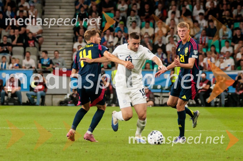 Kvalifikacije za SP 2026; Slovenija – Švedska, nogomet