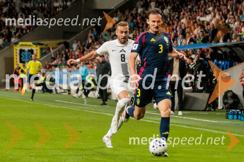 Kvalifikacije za SP 2026; Slovenija – Švedska, nogomet