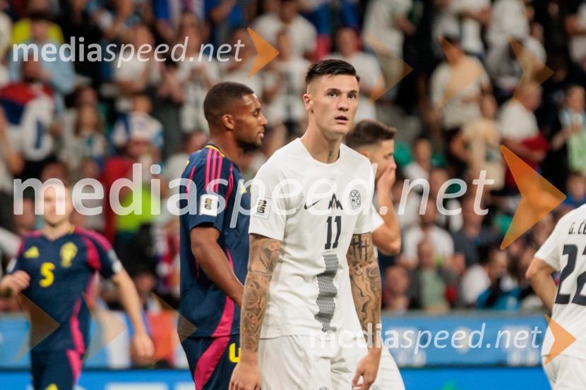 Kvalifikacije za SP 2026; Slovenija – Švedska, nogomet