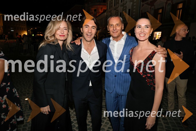  Valentina Turcu, koreografinja in baletna solistka;  Edward Clug, umetniški direktor, Balet SNG Maribor;  Danilo Rošker, direktor SNG Maribor;  ... Tango - Balet pod zvezdami ponovno očaral Maribor