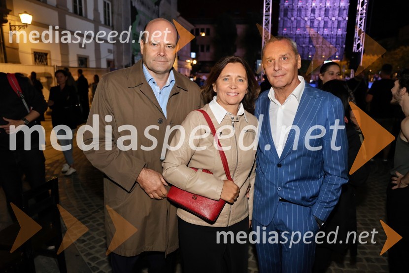  Jure Fišer, direktor Surovine; prof. dr. Suzana  Žilič Fišer , predstojnica Inštituta za medijske komunikacije na FERI;  Danilo Rošker, direktor SNG MariborTango - Balet pod zvezdami ponovno očaral Maribor