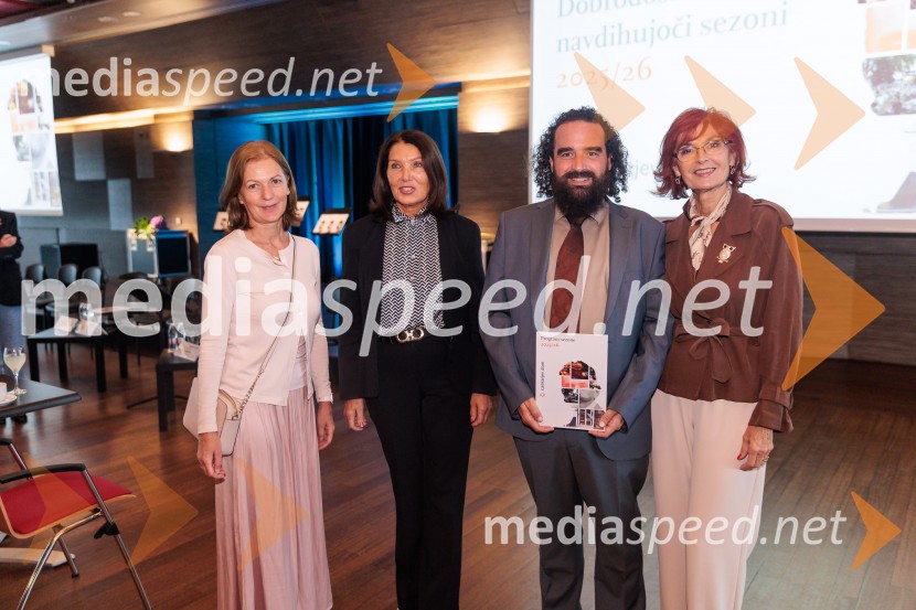  ... ; mag. Breda Pečovnik, direktorica kongresno komercialne dejavnosti Cankarjev dom;   Jure Novak, generalni direktor, Cankarjev dom;  Darinka Pavlič Kamien, strokovnjakinja za komuniciranjePredstavitev sezone 2025/26 v Cankarjevem domu