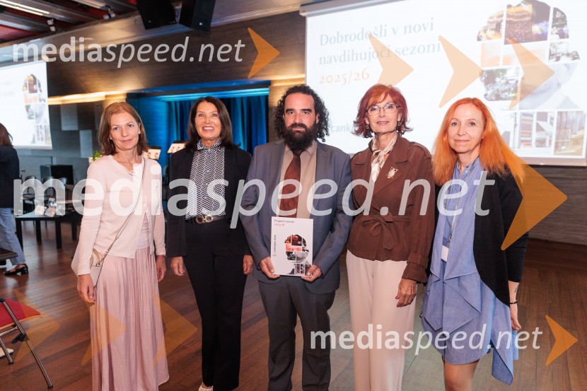  ... ; mag. Breda Pečovnik, direktorica kongresno komercialne dejavnosti Cankarjev dom;   Jure Novak, generalni direktor, Cankarjev dom;  Darinka Pavlič Kamien, strokovnjakinja za komuniciranje;  Zvezdana Lazar, Cankarjev domPredstavitev sezone 2025/26 v Cankarjevem domu