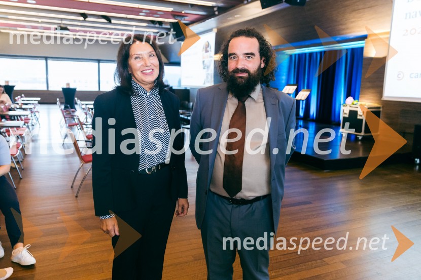 mag. Breda Pečovnik, direktorica kongresno komercialne dejavnosti Cankarjev dom;   Jure Novak, generalni direktor, Cankarjev domPredstavitev sezone 2025/26 v Cankarjevem domu