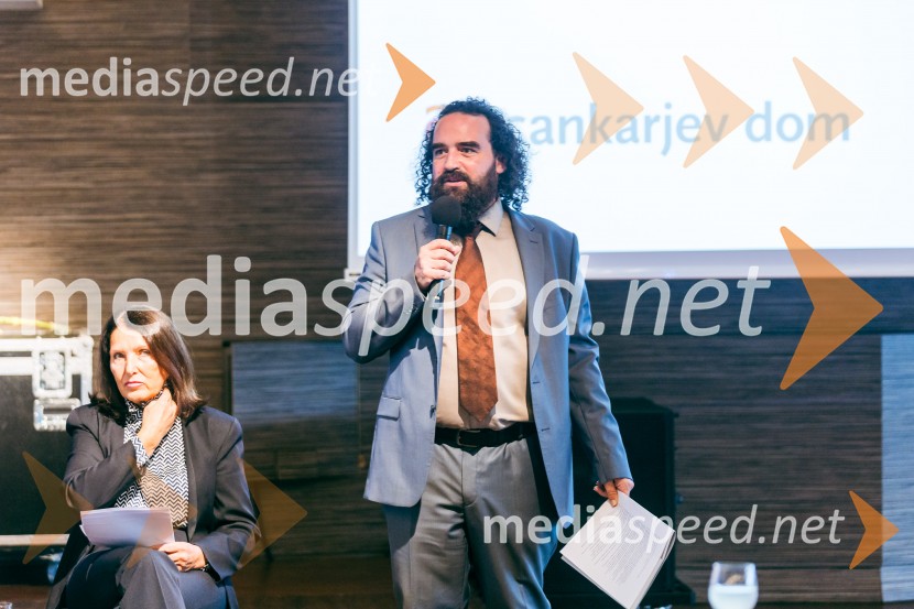 mag. Breda Pečovnik, direktorica kongresno komercialne dejavnosti Cankarjev dom;   Jure Novak, generalni direktor, Cankarjev domPredstavitev sezone 2025/26 v Cankarjevem domu