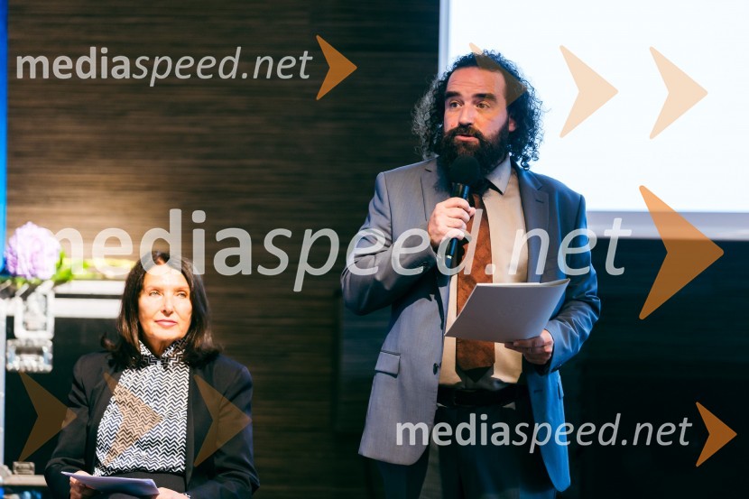 mag. Breda Pečovnik, direktorica kongresno komercialne dejavnosti Cankarjev dom;   Jure Novak, generalni direktor, Cankarjev domPredstavitev sezone 2025/26 v Cankarjevem domu