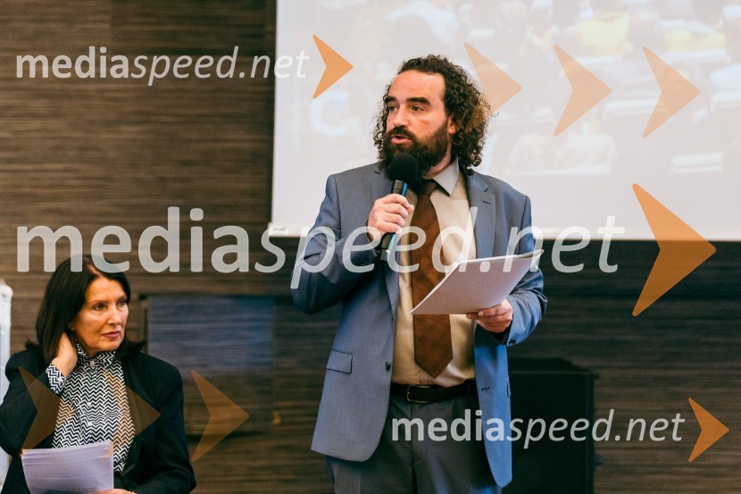 mag. Breda Pečovnik, direktorica kongresno komercialne dejavnosti Cankarjev dom;   Jure Novak, generalni direktor, Cankarjev domPredstavitev sezone 2025/26 v Cankarjevem domu