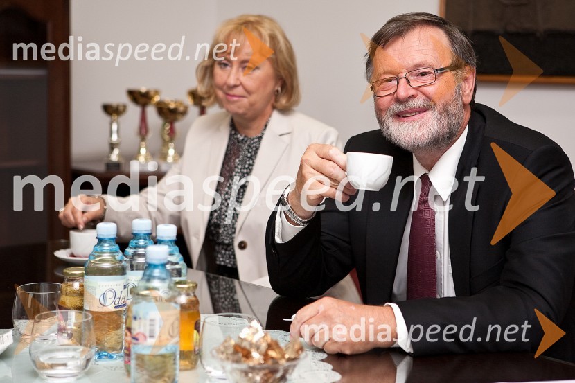 Prof. dr. Ivan Rozman, rektor Univerze v Mariboru in njegova soproga dr. Janja Črčinovič RozmanDan Univerze v Mariboru in 50 let Fakultete za organizacijske vede Kranj