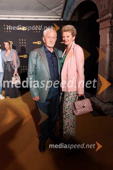 dr. Peter  Čeferin, pravnik, pisatelj;  Rija ČičPOP promenada 2025