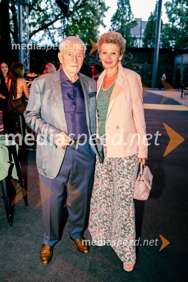 dr. Peter  Čeferin, pravnik, pisatelj;  Rija ČičPOP promenada 2025