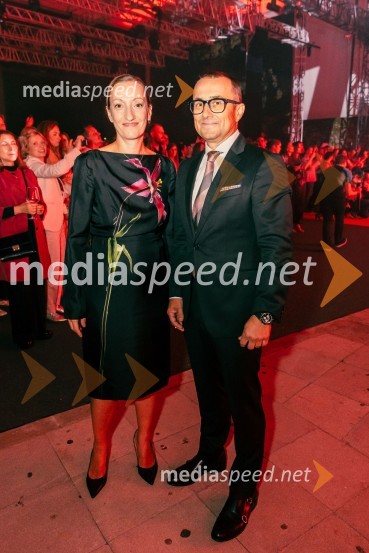  Stella Litou, direktorica, PRO PLUS in RTL Hrvaška;  Aleš Muhič, direktor trženja PRO PLUSPOP promenada 2025