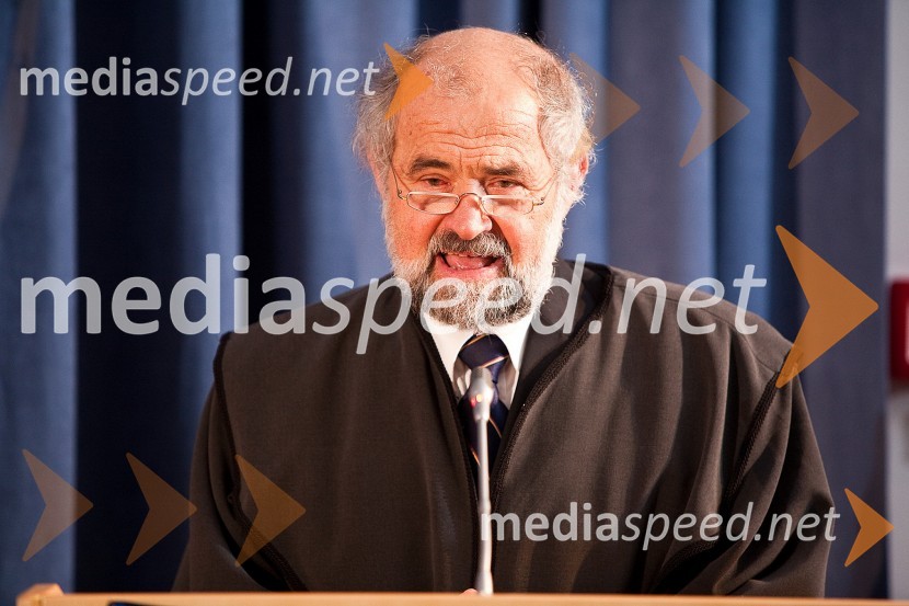 Prof. dr. Erwin Neher, prejemnik naziva častnega doktorja UMDan Univerze v Mariboru in 50 let Fakultete za organizacijske vede Kranj