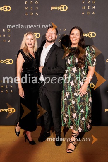  Taya Damjan, pevka;  Alen Podlesnik, moderator, novinar POP TV;  ... POP promenada 2025