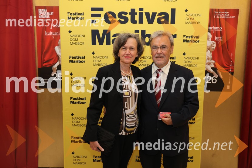  Nilda Luketič; mag. Zdravko Luketič, mestni svetnik MOM, Nova Slovenija – Krščanski demokratiOtvoritveni koncert Festivala Maribor 2025