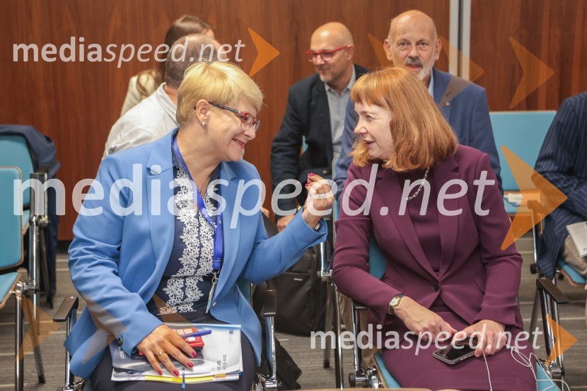 dr. Jerneja Jug Jerše, vodja Predstavništva Evropske komisije v Sloveniji;  Victoria Harrison, britanska veleposlanica v SlovenijiBritansko-evropska poslovna konferenca