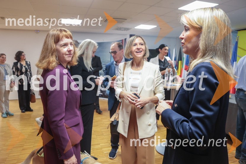  Victoria Harrison, britanska veleposlanica v Sloveniji;  Nay Tawile, izvršna direktorica, Trimo;  Barbara Uranjek, direktorica, Britansko-slovenska gospodarska zbornicaBritansko-evropska poslovna konferenca