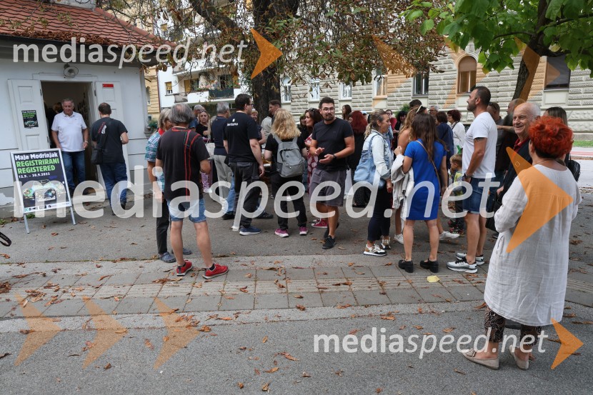 Otvoritev razstave Maje Modrinjak v Trafiki ob parku